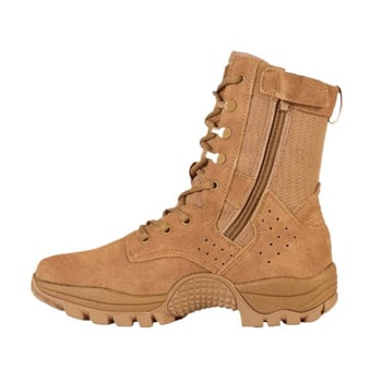 Magas szárú katonai stílusú bakancs túrázáshoz — Felső rész: szuper rost és mikroszálas bőr; Talp: gumi, csúszásmentes és kopásálló; Vízálló, lélegző, gyorsan száradó és könnyű; Magas szárú kialakítás, alacsony sarok 1–3 cm