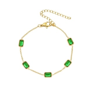 Női titánacél karkötő, geometriai dizájn, elektroplakálás, személyes divat ékszer