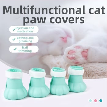 Pet Jie Gumírozott Macska Cipő Fürdéshez – Lábvédők, Csúszásmentes, Kopásálló