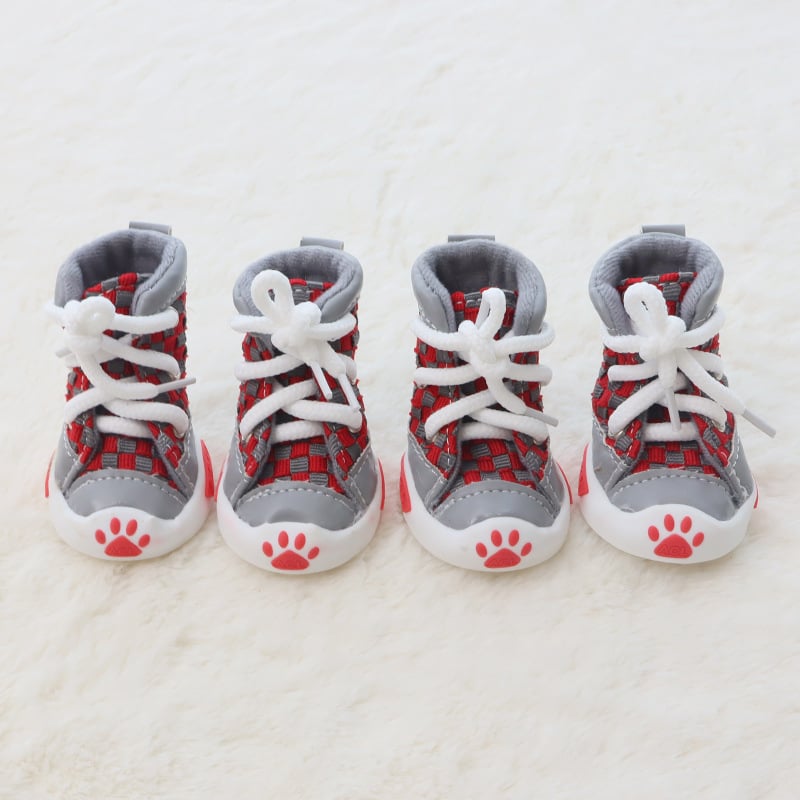 Kutya vászoncipő pántokkal - csúszásmentes, vízálló, meleg és kopásálló