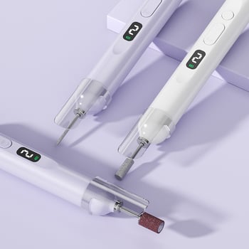 Többfunkciós manikűr készlet: 2 az 1-ben elektromos körömpolírozó lámpával és polírozó tollal, modell Ys-mj003, Zhejiang eredet, alapcsomag