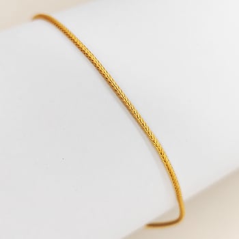 Réz aranyozott láncos karkötő, uniszex, kínai stílus, kígyócsont mintázatú lánccal és gyöngyökkel, elektroplakolás, művészi retro dizájn