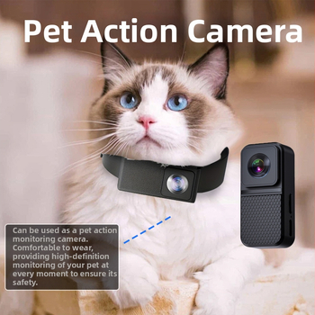 Kamera pre domáce zvieratá s držiakom na palec, 0,96-palcový LCD, video 1920x1080, 160° ultraširoký fisheye objektív, slučkové nahrávanie, model IM-X6