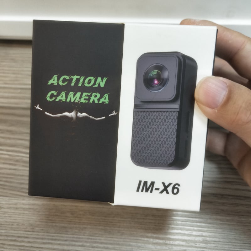 Háziállat kamera hüvelykujj rögzítéssel, 0,96 hüvelykes LCD, 1920x1080 felbontású videó, 160° fisheye széleslátószög, ciklikus felvétel, modell IM-X6