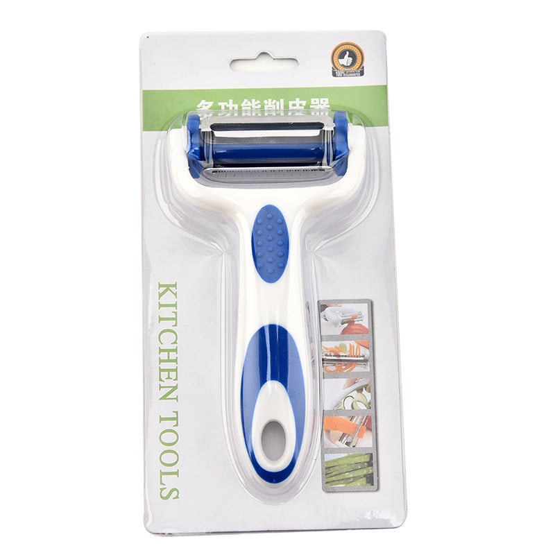 3 az 1-ben hámozó-reszelő forgó funkcióval gyümölcsök és zöldségek számára, PP/PE/420J2