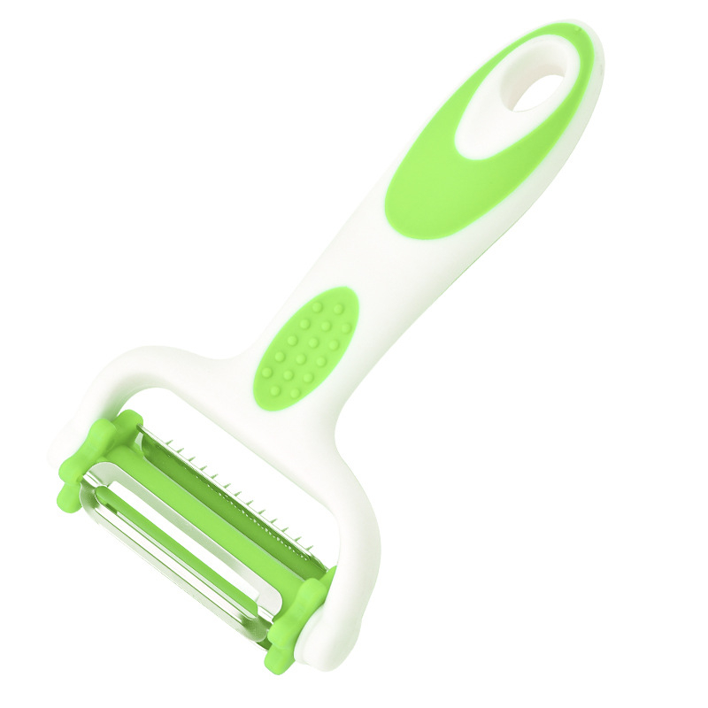 3 az 1-ben hámozó-reszelő forgó funkcióval gyümölcsök és zöldségek számára, PP/PE/420J2