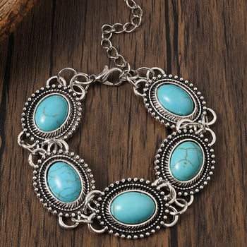 Geometriai alakú ötvözet karkötő, elektroplakáció, retro stílus, nyár 2024