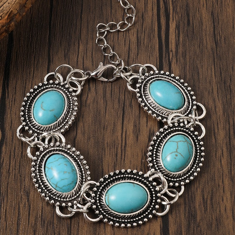 Geometriai alakú ötvözet karkötő, elektroplakáció, retro stílus, nyár 2024