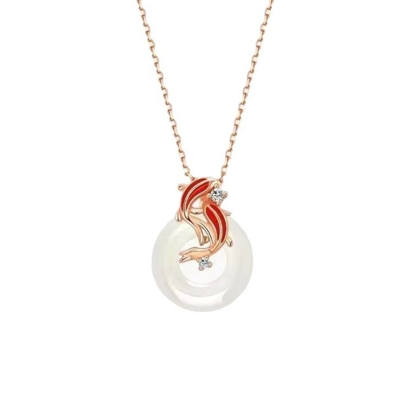 925-ös ezüst karkötő Hetian jáde medállal, zodiákus motívum, női luxus ékszer, súly 3.3 g