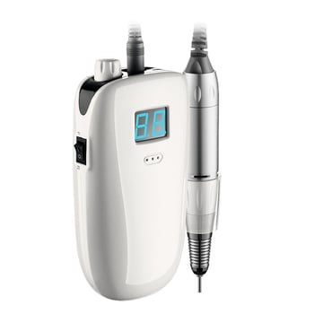 Töltőre csatlakoztatható elektromos körömpolírozó, hordozható, modell 8002, márka Pinchuang