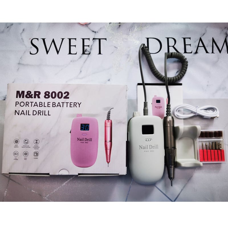 Töltőre csatlakoztatható elektromos körömpolírozó, hordozható, modell 8002, márka Pinchuang