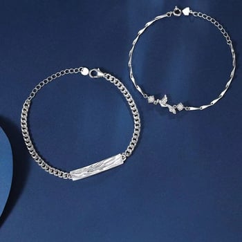 Női réz karkötő zodiákus motívummal, minimalist dizájn