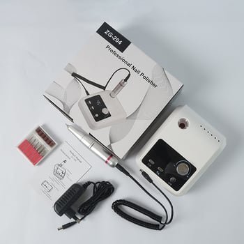 Elektromos magas fordulatszámú körömcsiszoló, modell 204, 45000 RPM, körmök reszelésére és a lakk eltávolítására