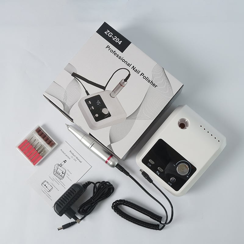 Elektromos magas fordulatszámú körömcsiszoló, modell 204, 45000 RPM, körmök reszelésére és a lakk eltávolítására