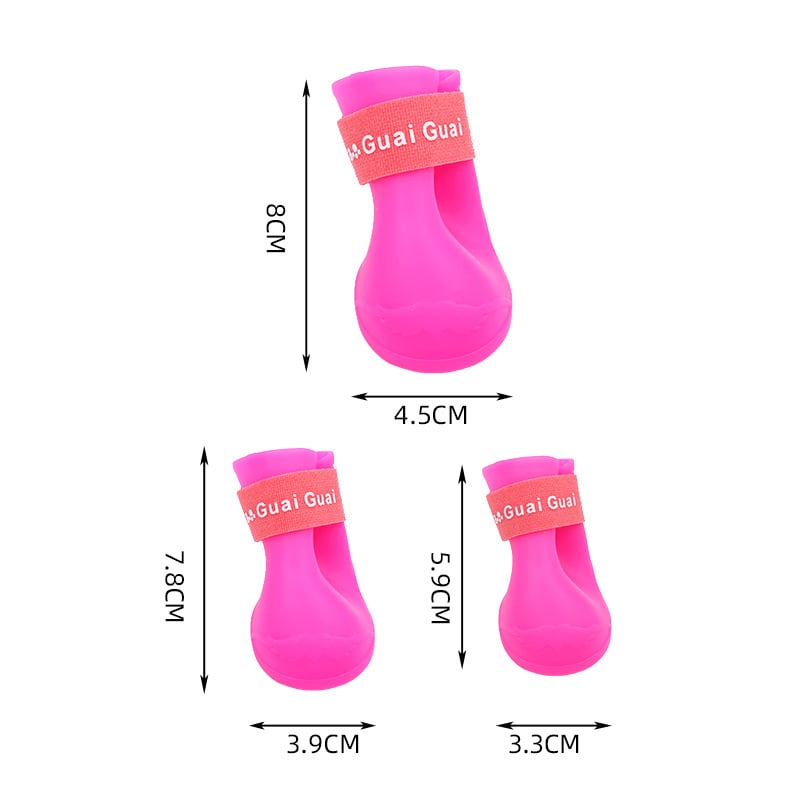 Kutya cipők - vízálló gumi, csúszásmentes, meleg, kopásálló, mindennapi stílus