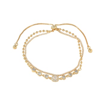 Karkötő réz aranyozott felülettel, galvanizálás, geometriai dizájn, nőies stílus