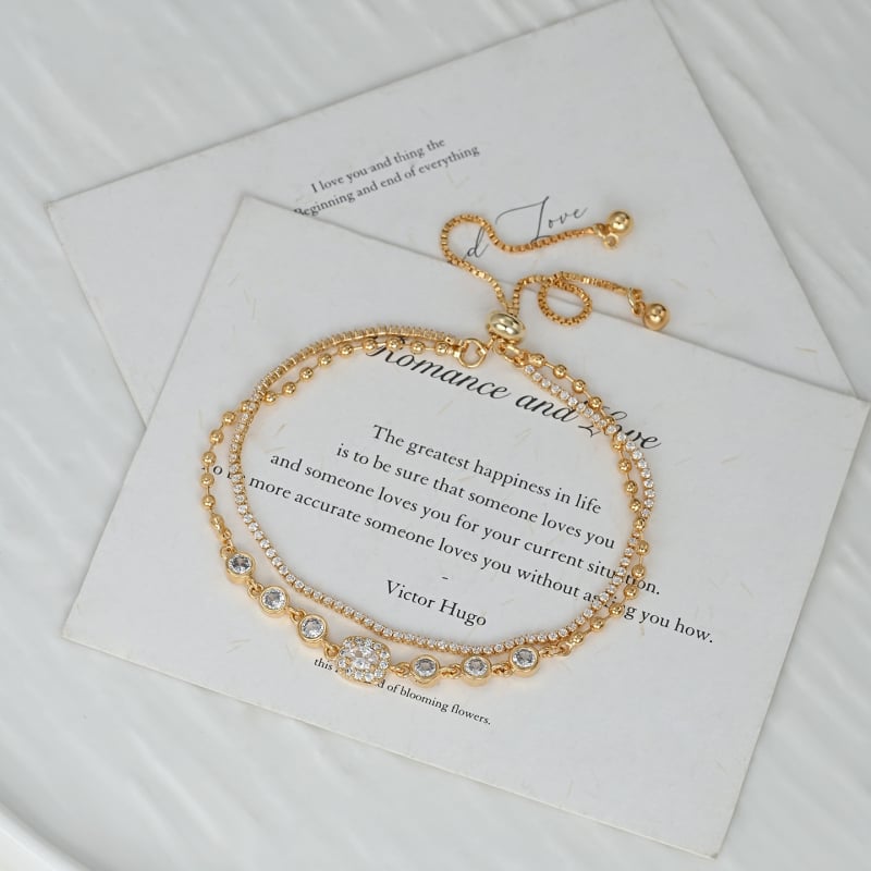 Karkötő réz aranyozott felülettel, galvanizálás, geometriai dizájn, nőies stílus