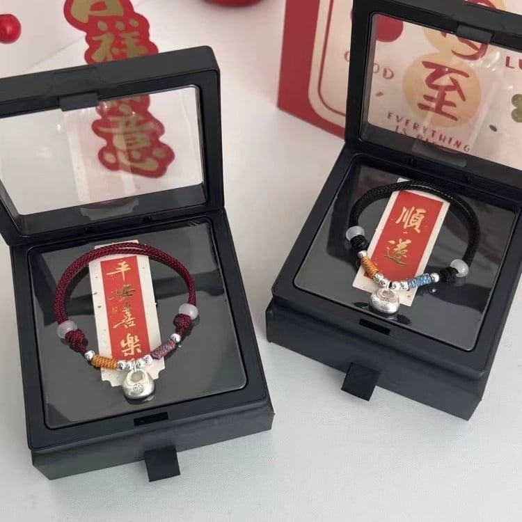 Kézzel szőtt, állítható uniszex karkötő, damilból, elektroplatálás, 2024 tavasz