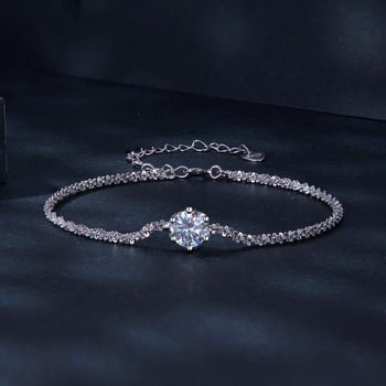 Karkötő, 925 ezüst, geometriai mintázat, elektroplatírozott, márka Leda, nők számára, egyszerű divat ékszer