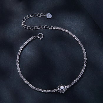 Karkötő, 925 ezüst, geometriai mintázat, elektroplatírozott, márka Leda, nők számára, egyszerű divat ékszer