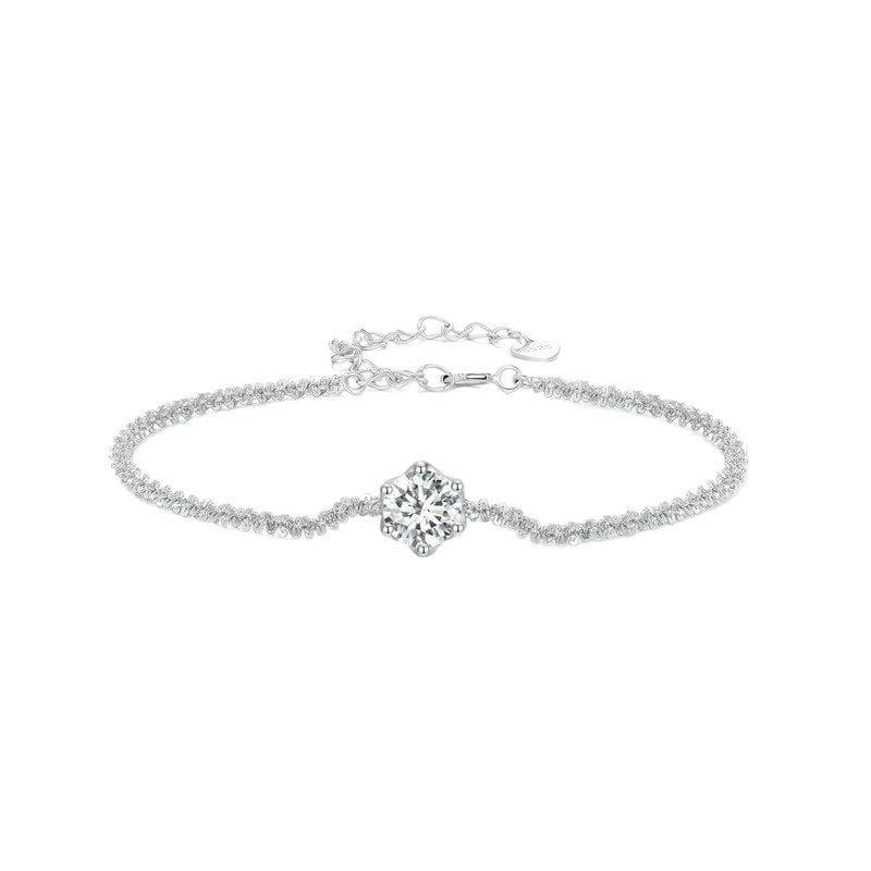 Karkötő, 925 ezüst, geometriai mintázat, elektroplatírozott, márka Leda, nők számára, egyszerű divat ékszer