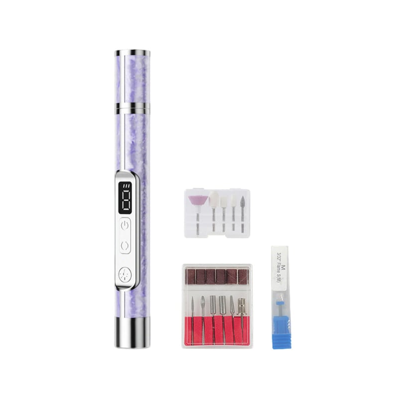 Kétfunkciós elektromos manikűr lámpa LCD kijelzővel, polírozó funkcióval és töltő polírozó tollal; modell SMN-79, Suowei márka, Zhejiang, OEM