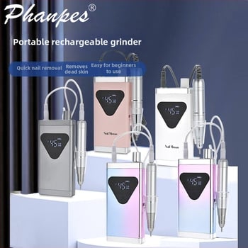 Akkumulátoros hordozható körömdörzsölő, 503-as modell, a phanpes márkától, körömfelület polírozására és elhalt bőr eltávolítására