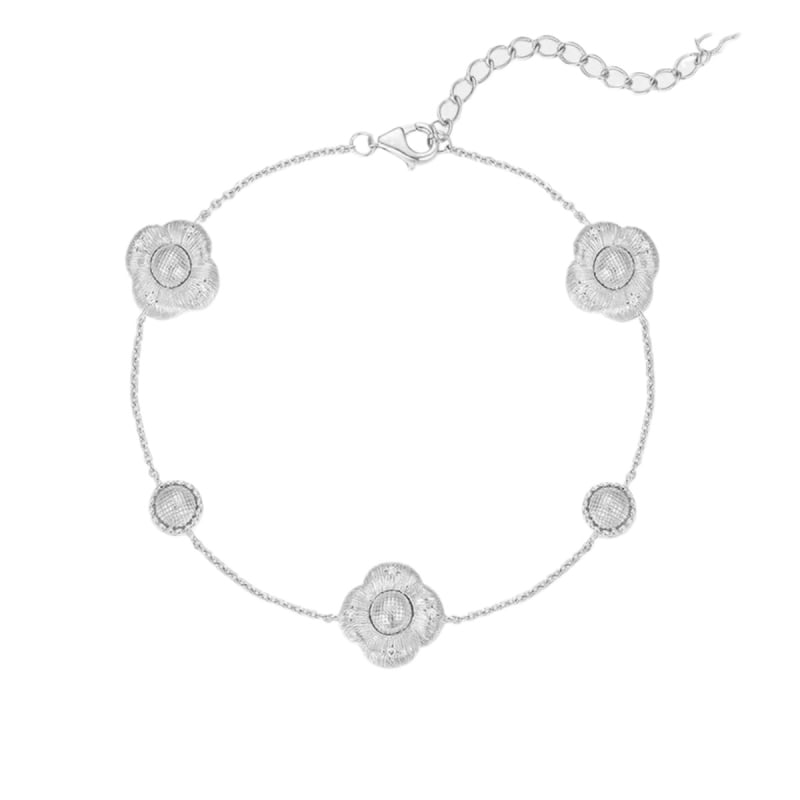 Ötvözetből készült Camellia virág karkötő, elektroplatírozott bevonattal, női irodai stílusú kézrevaló ékszer