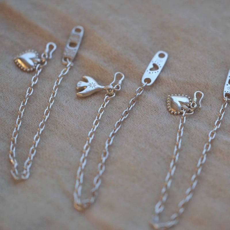 Kézzel szőtt uniszex karkötő, szív alakú (Réz • galvanizált • Uniszex • Szív alak • Nyár 2025)