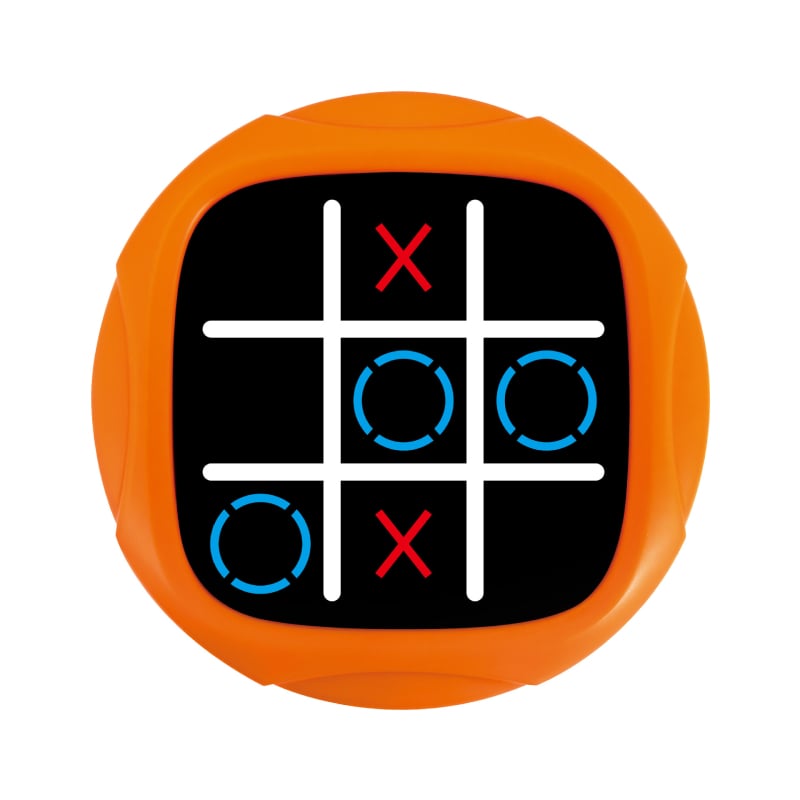 Elektronikus Tic-Tac-Toe játék — négy az egyben, műanyag/PU, 7–14 éveseknek, szellemi fejlesztés, interaktív játék