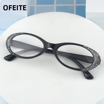 Preszbióp olvasó szemüveg ovális kerettel, PC lencsékkel és anti-kék fény védelemmel felnőtteknek