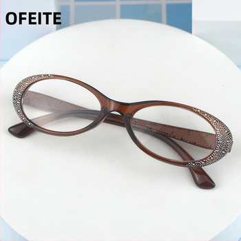 Preszbióp olvasó szemüveg ovális kerettel, PC lencsékkel és anti-kék fény védelemmel felnőtteknek