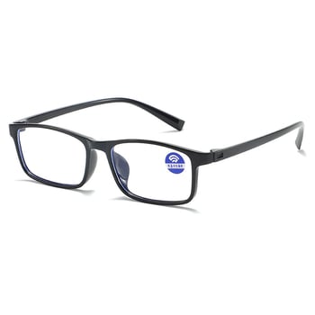Fémmentes olvasó szemüveg, ultra-könnyű TR90, négyzet alakú teljes keret, lencsék gyanta anyagból, anti-kékfény, felnőtteknek, 2023 tavasz megjelenés