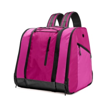 Sport hátizsák sícipő és görkorcsolya tárolására, poliészterből, lélegző, ultra könnyű, bővíthető kapacitás, görbült vállpántok