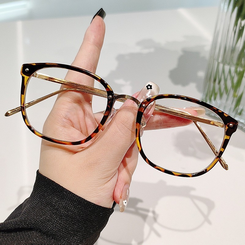 Ochelari de citit cu protecție împotriva luminii albastre, rame ovale cu cadru complet din PC