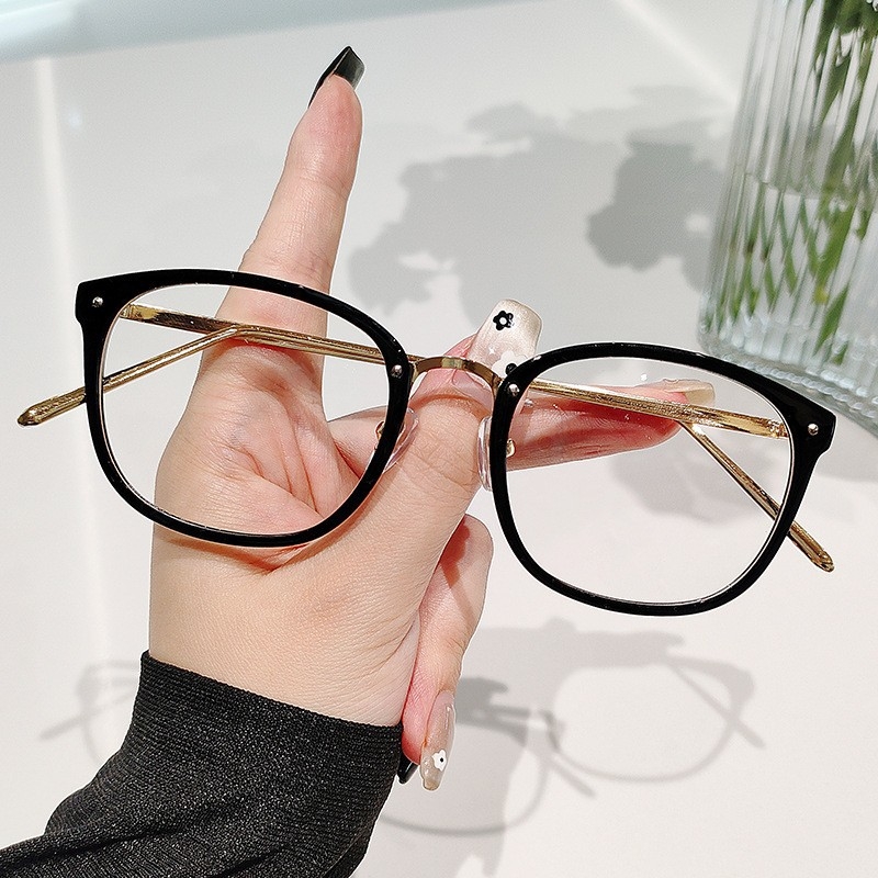 Ochelari de citit cu protecție împotriva luminii albastre, rame ovale cu cadru complet din PC