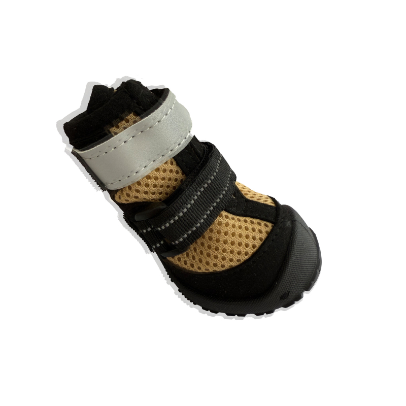 Kutyacipők dupla pántokkal, gumi, csúszásmentes és kopásálló