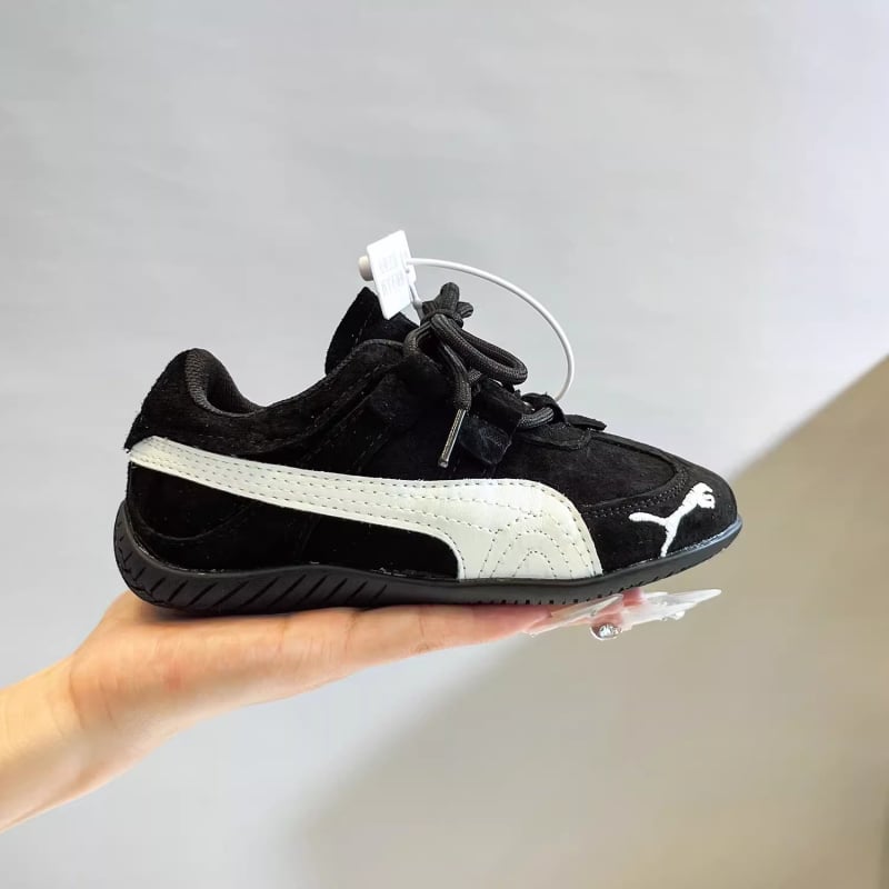 Унисексови детски спортни обувки за бягане, горна част от изкуствена кожа, гумена подметка, закопчаване с велкро, модел на ивици, дишащи и износоустойчиви за есента