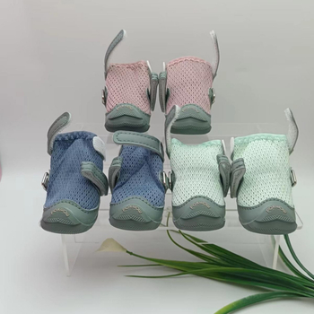 Încălțăminte pentru câini – sandale din plasă, anti-derapaj, decorative, stil de recreere