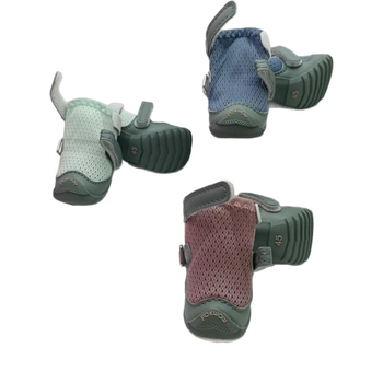 Încălțăminte pentru câini – sandale din plasă, anti-derapaj, decorative, stil de recreere