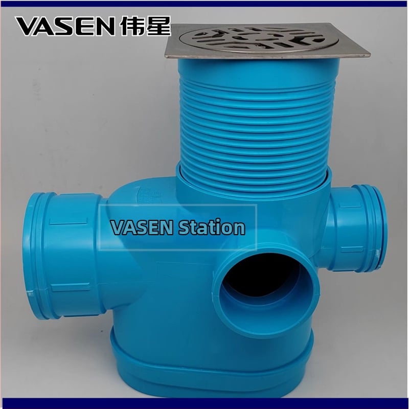 Sistem centralizat de canalizare cu colector PVC pentru canalizare pe același nivel și sifon comun