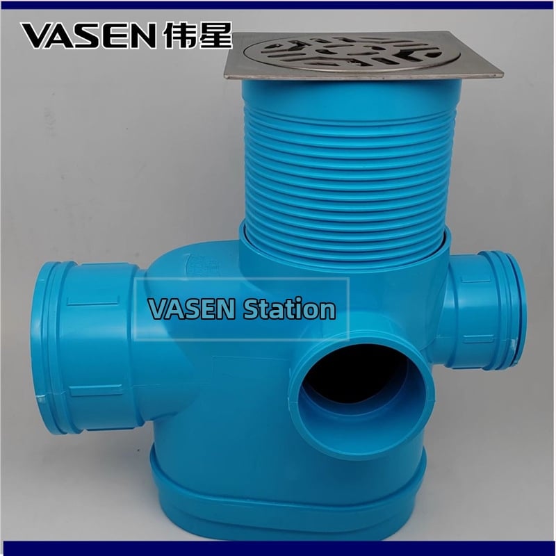 Sistem centralizat de canalizare cu colector PVC pentru canalizare pe același nivel și sifon comun