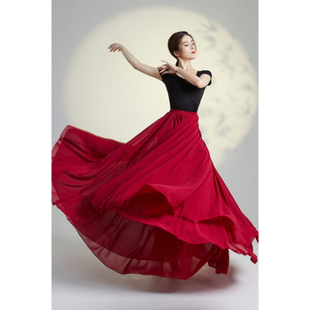 Uniszex klasszikus belly dance ruha 720° kétszintes szoknyával, pamut‑poliészter anyag (≥95% pamut), 2022 nyár