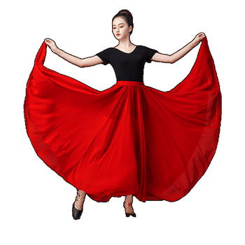 Uniszex klasszikus belly dance ruha 720° kétszintes szoknyával, pamut‑poliészter anyag (≥95% pamut), 2022 nyár