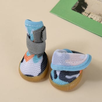 Kutyacipők, hálós anyag, csúszásmentes, melegen tartó, négy évszakos viselet