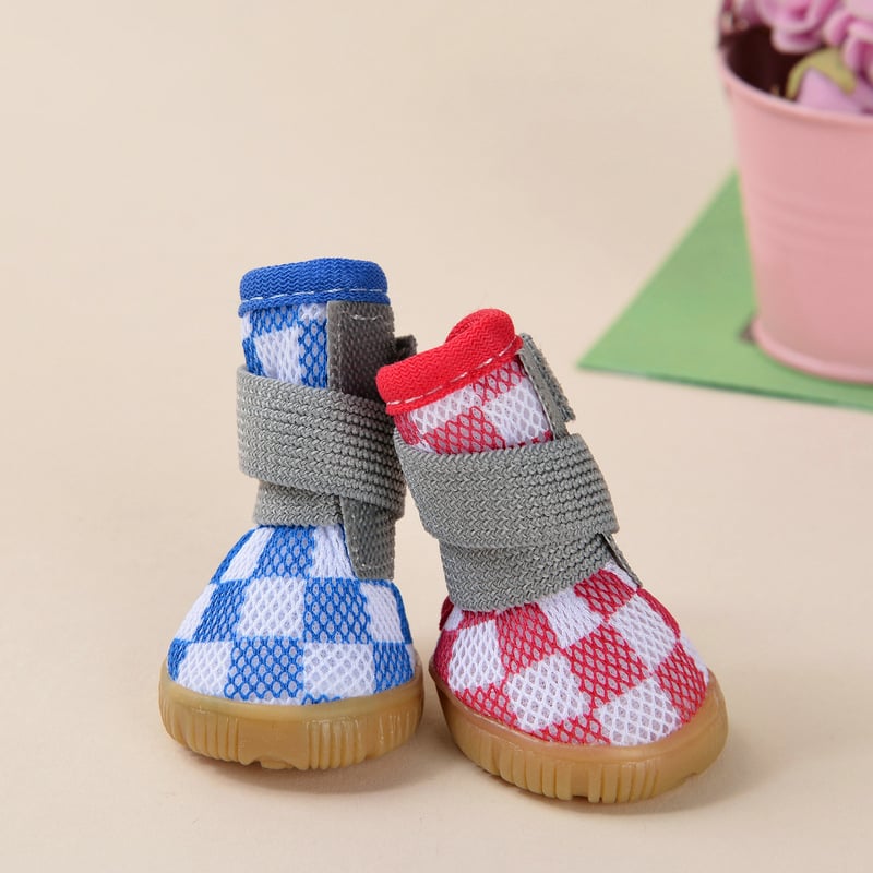 Kutyacipők, hálós anyag, csúszásmentes, melegen tartó, négy évszakos viselet