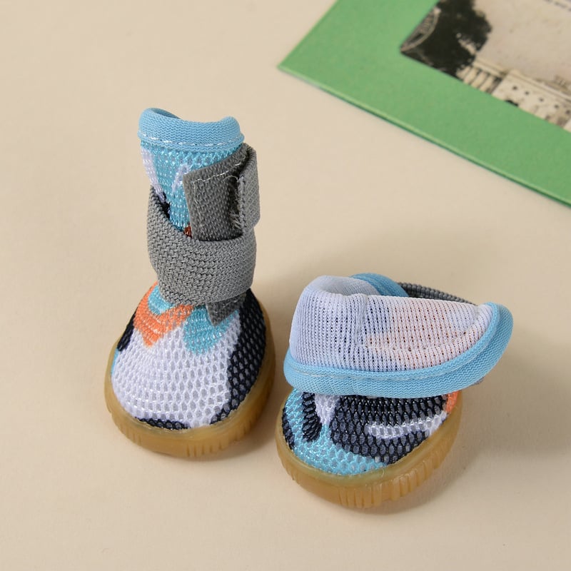 Kutyacipők, hálós anyag, csúszásmentes, melegen tartó, négy évszakos viselet