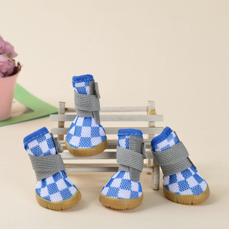 Kutyacipők, hálós anyag, csúszásmentes, melegen tartó, négy évszakos viselet