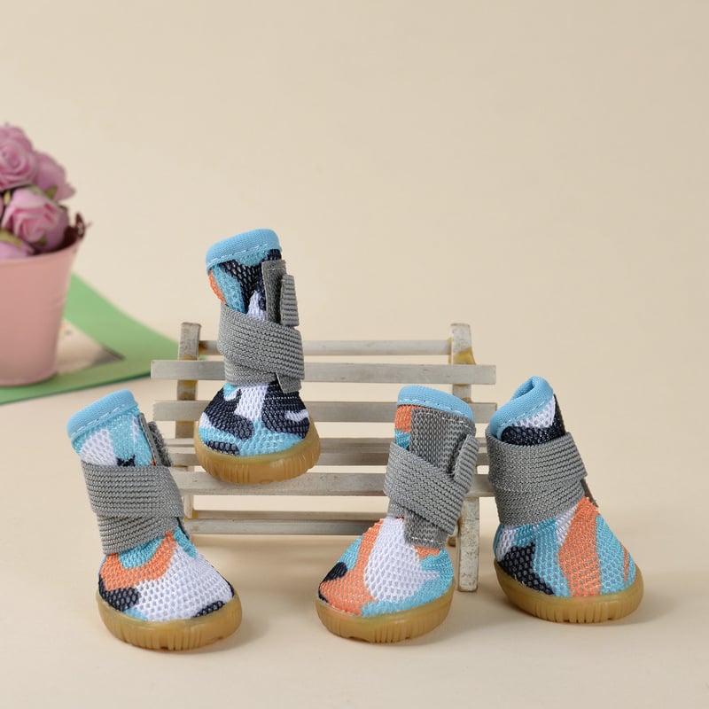 Kutyacipők, hálós anyag, csúszásmentes, melegen tartó, négy évszakos viselet