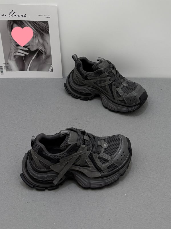 Agan Casual Παπούτσια με Επένδυση Φλίς, Χαμηλός Άνω, Παχιά Σόλα, Με Κορδόνια